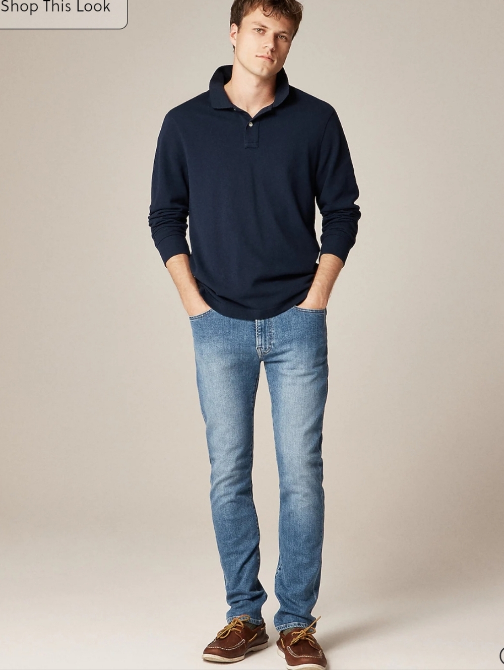 J. Crew Men's 770 STRAIGHT Medium Dark Wash - 36/32